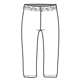 Moldes de confeccion para Pantalon pajama 8099